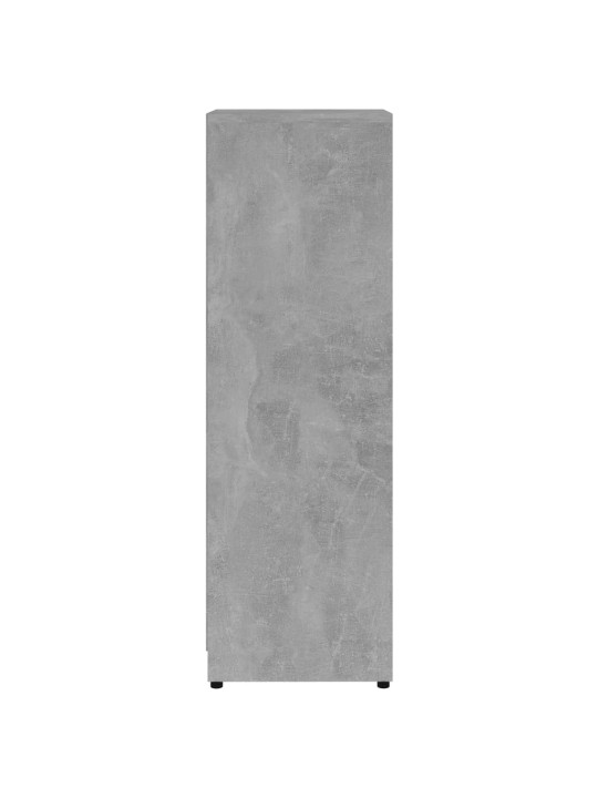 Koupelnová skříňka betonově šedá 30x30x95 cm kompozitní dřevo