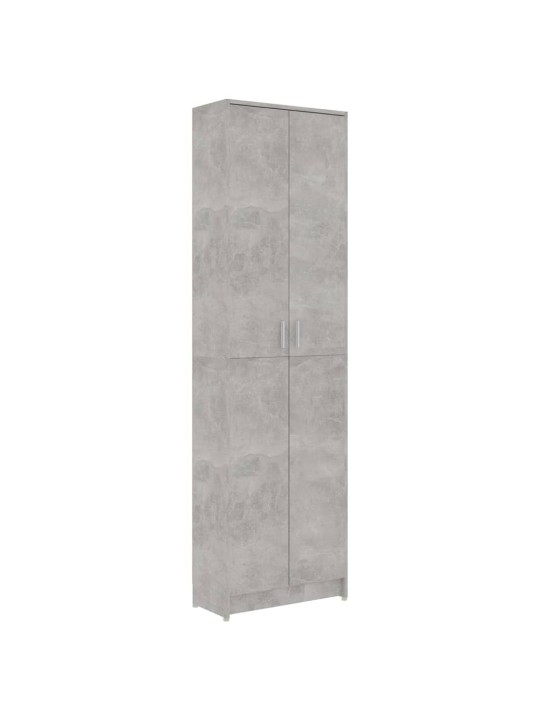 Skříň do předsíně betonově šedá 55x25x189 cm kompozitní dřevo