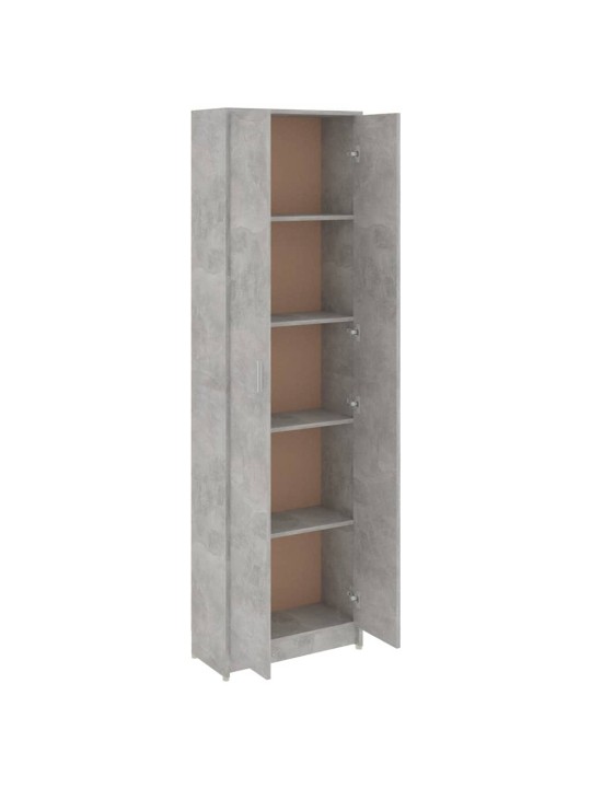 Skříň do předsíně betonově šedá 55x25x189 cm kompozitní dřevo