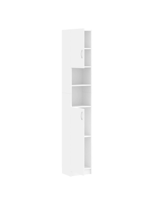 Koupelnová skříňka bílá 32 x 25,5 x 190 cm kompozitní dřevo