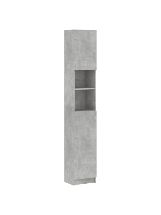 Koupelnová skříňka betonově šedá 32x25,5x190cm kompozitní dřevo