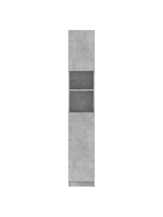 Koupelnová skříňka betonově šedá 32x25,5x190cm kompozitní dřevo