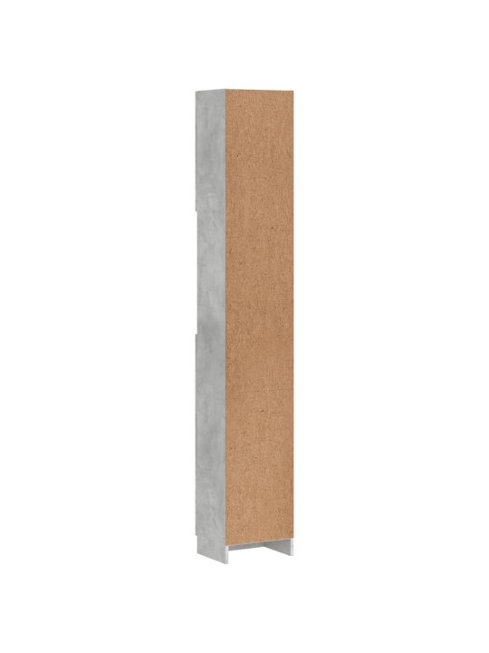 Koupelnová skříňka betonově šedá 32x25,5x190cm kompozitní dřevo