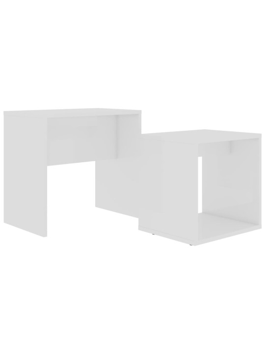 Set konferenčních stolků bílý 48 x 30 x 45 cm kompozitní dřevo