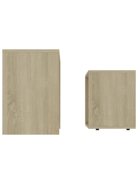 Set konferenčních stolků sonoma dub 48x30x45cm kompozitní dřevo
