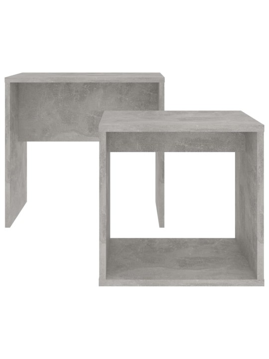 Set konferenčních stolků betonově šedý 48x30x45 cm kompozit