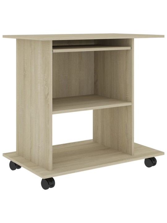 Počítačový stůl sonoma dub 80 x 50 x 75 cm kompozitní dřevo