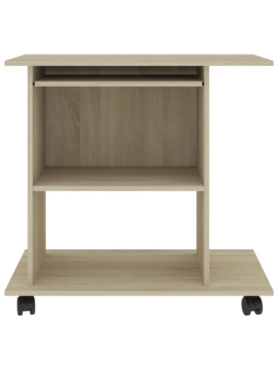 Počítačový stůl sonoma dub 80 x 50 x 75 cm kompozitní dřevo