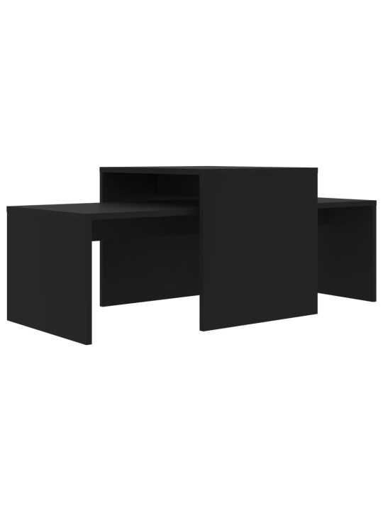 Set konferenčních stolků černý 100x48x40 cm kompozitní dřevo