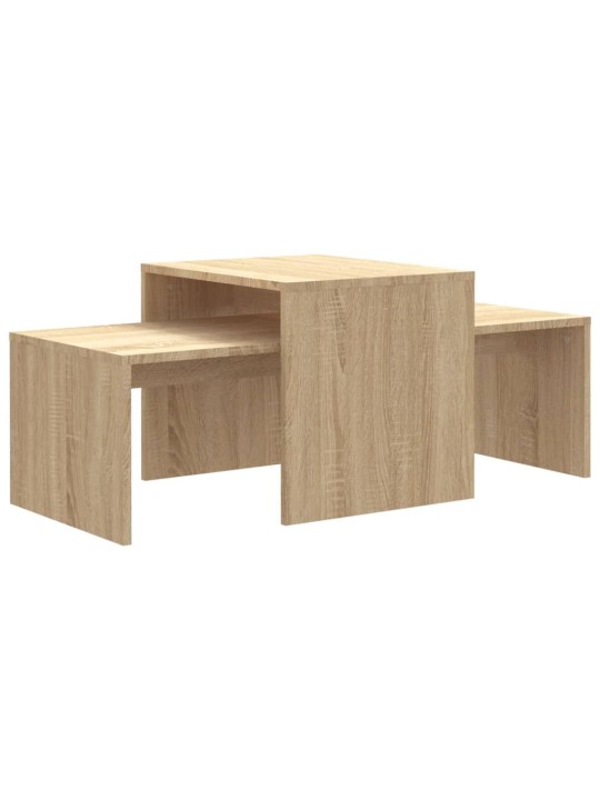 Set konferenčních stolků sonoma dub 100x48x40 cm kompozit