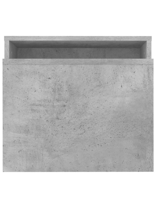 Set konferenčních stolků betonově šedý 100x48x40 cm kompozit