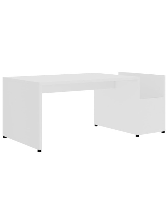 Konferenční stolek bílý 90 x 45 x 35 cm kompozitní dřevo