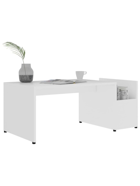 Konferenční stolek bílý 90 x 45 x 35 cm kompozitní dřevo