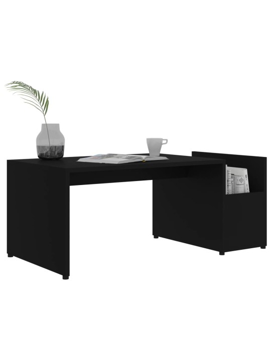 Konferenční stolek černý 90 x 45 x 35 cm kompozitní dřevo