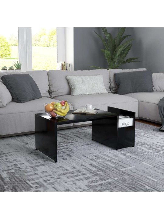 Konferenční stolek černý 90 x 45 x 35 cm kompozitní dřevo