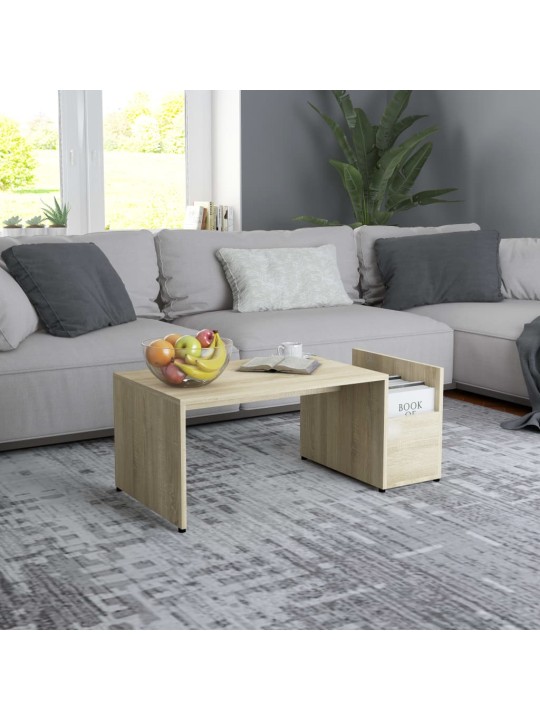 Konferenční stolek dub sonoma 90 x 45 x 35 cm kompozitní dřevo