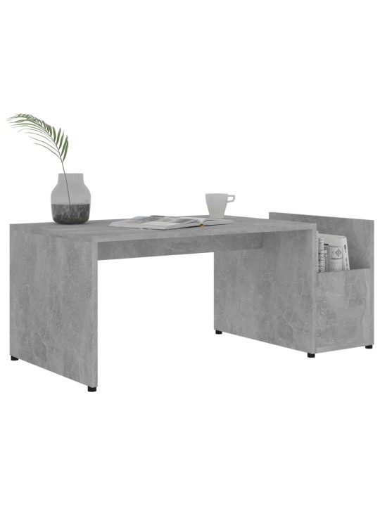 Konferenční stolek betonově šedý 90x45x35 cm kompozitní dřevo