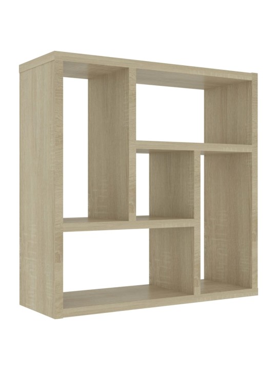 Nástěnná police sonoma dub 45,1x16x45,1 cm kompozitní dřevo