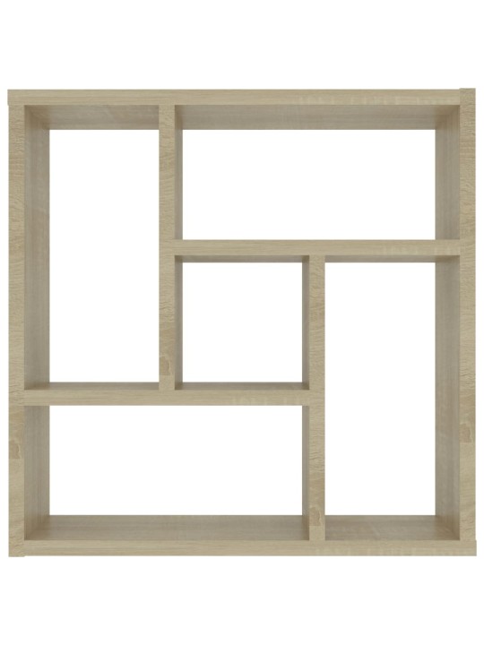 Nástěnná police sonoma dub 45,1x16x45,1 cm kompozitní dřevo