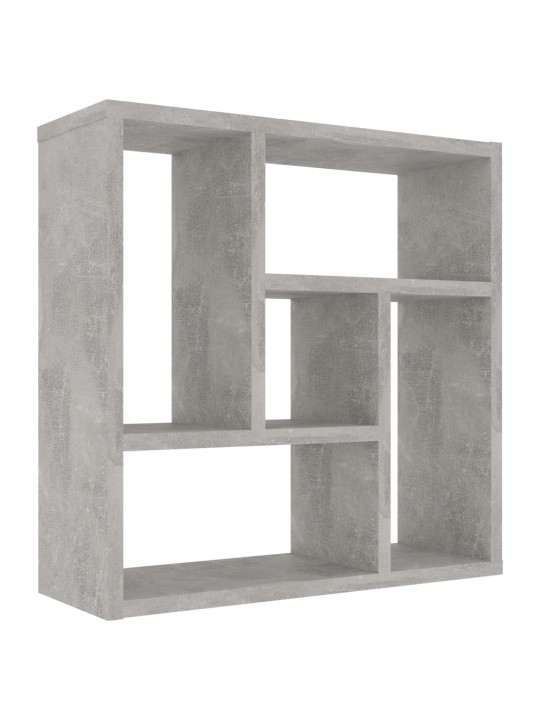 Nástěnná police betonově šedá 45,1x16x45,1 cm kompozitní dřevo