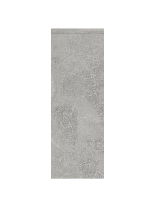 Nástěnná police betonově šedá 45,1x16x45,1 cm kompozitní dřevo