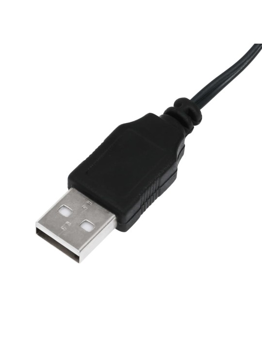 Vánoční stromek s LED osvětlením a baňkami zelený 64 cm