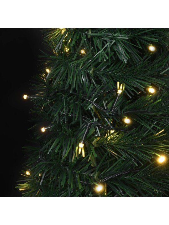 Pop-up umělý vánoční stromek s LED osvětlením zelený 180 cm