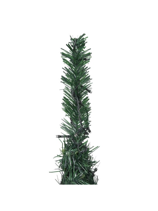 Pop-up umělý vánoční stromek s LED osvětlením zelený 210 cm