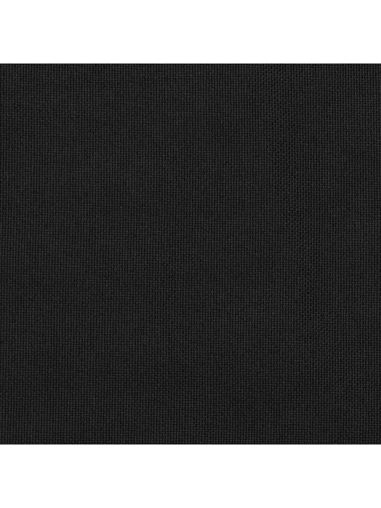 Zatemňovací závěsy s háčky vzhled lnu 2 ks černé 140 x 225 cm
