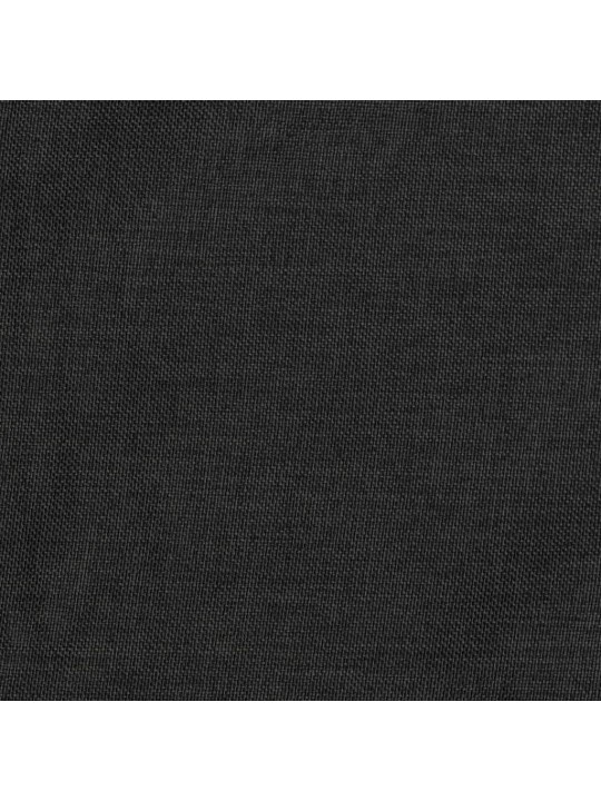 Zatemňovací závěs s kroužky vzhled lnu antracitová 290x245 cm