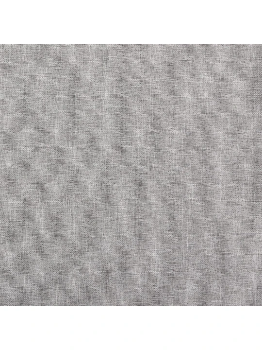 Zatemňovací závěs s kroužky vzhled lnu šedý 290 x 245 cm