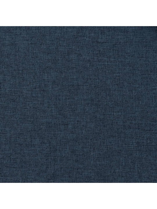 Zatemňovací závěsy s háčky vzhled lnu 2 ks modré 140 x 245 cm