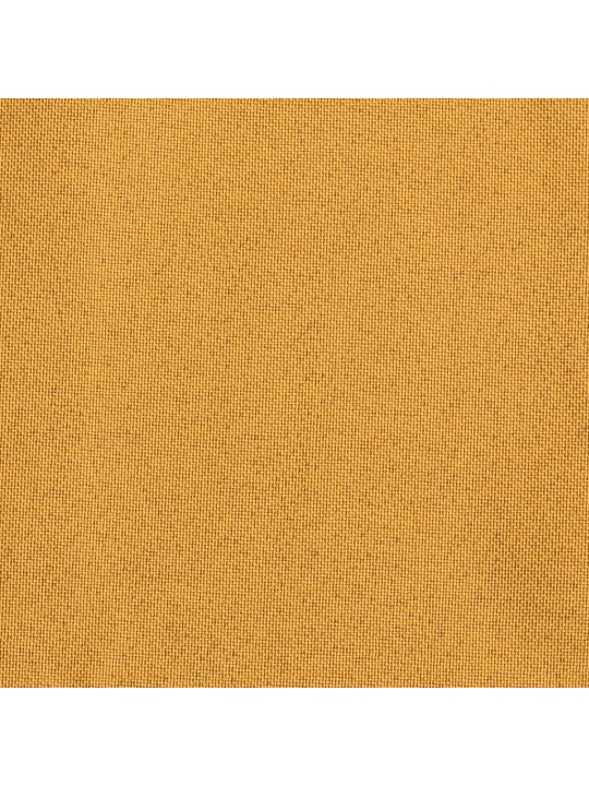 Zatemňovací závěsy s kroužky vzhled lnu 2 ks žluté 140 x 225 cm