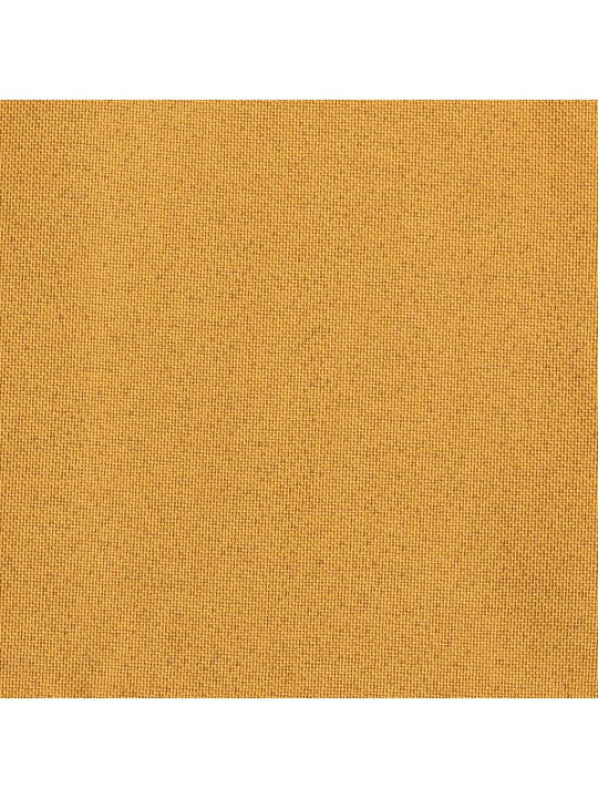 Zatemňovací závěsy s háčky vzhled lnu 2 ks žluté 140 x 245 cm