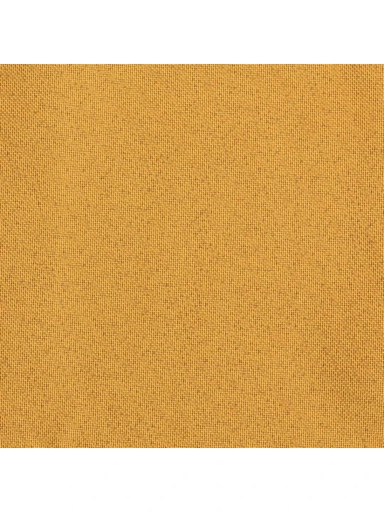 Zatemňovací závěsy s háčky vzhled lnu 2 ks žluté 140 x 245 cm