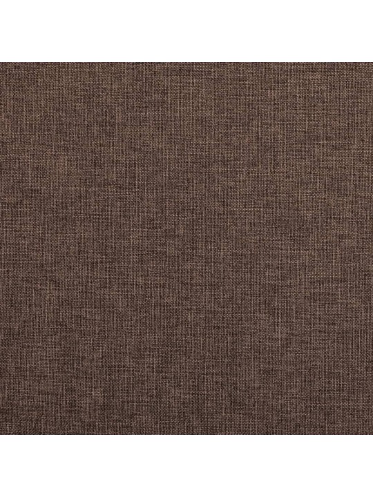 Zatemňovací závěs s kroužky vzhled lnu taupe 290 x 245 cm