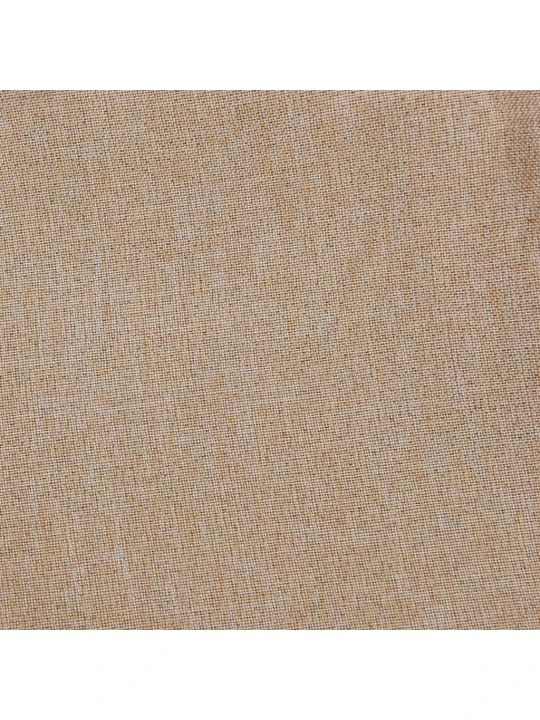Zatemňovací závěsy s háčky vzhled lnu 2 ks béžové 140 x 225 cm