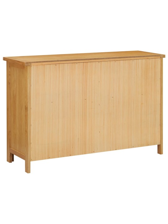 Komoda se zásuvkami 105 x 33,5 x 73 cm masivní dubové dřevo