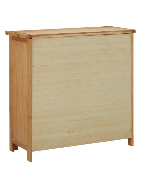 Stojan na víno na 11 lahví 80 x 32 x 80 cm masivní dubové dřevo
