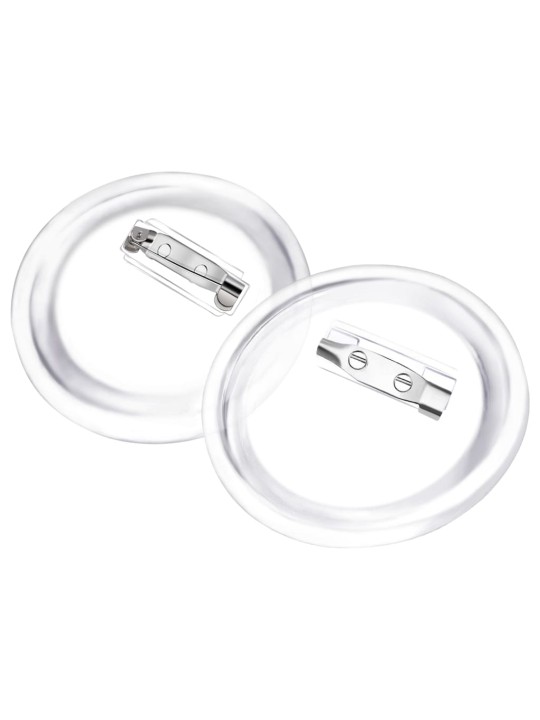 Placky se špendlíky 100 setů akryl 58 mm