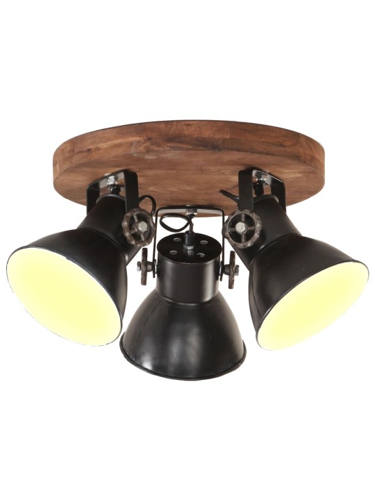 Industriální stropní svítidlo 25 W černé 42 x 27 cm E27