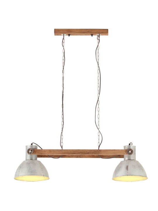Industriální závěsné svítidlo 25 w stříbrné 109 cm e27