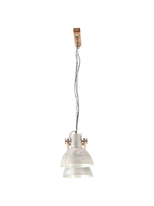 Industriální závěsné svítidlo 25 w stříbrné 109 cm e27