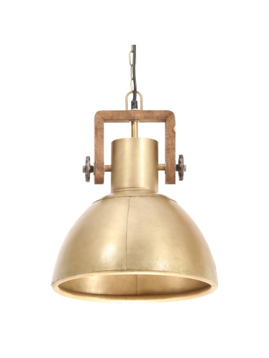 Industriální závěsné svítidlo 25 w mosazné kulaté 30 cm e27