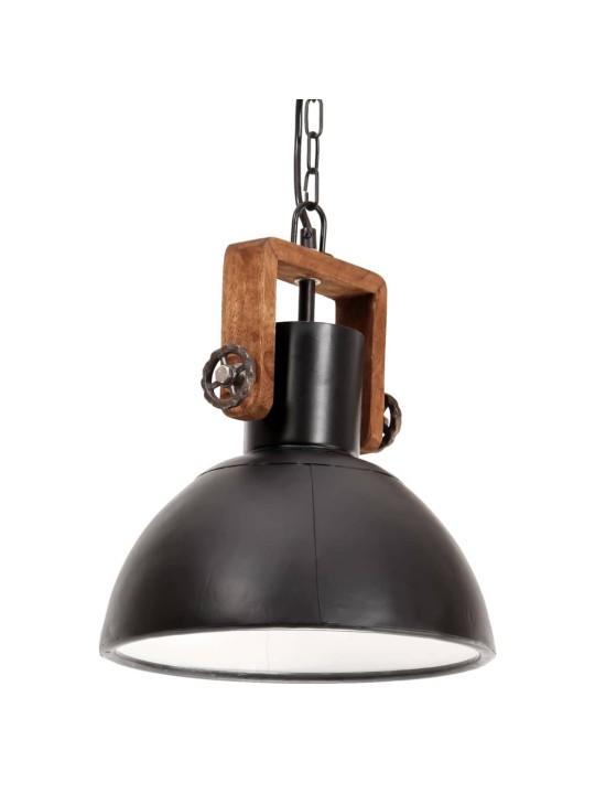 Industriální závěsné svítidlo 25 w černé kulaté 30 cm e27