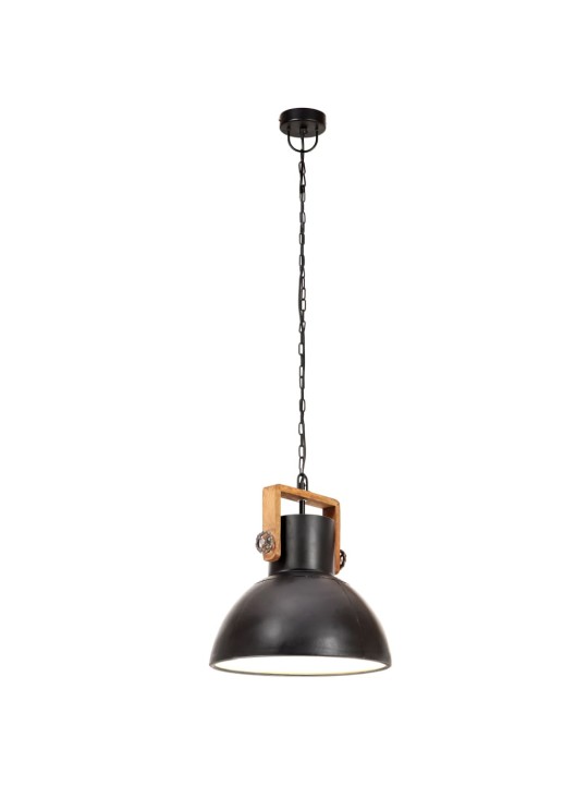 Industriální závěsné svítidlo 25 w černé kulaté 30 cm e27