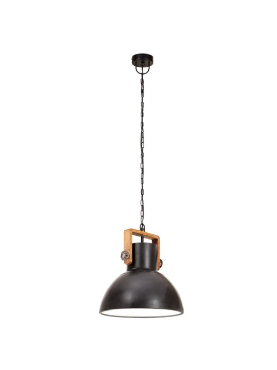 Industriální závěsné svítidlo 25 w černé kulaté 30 cm e27