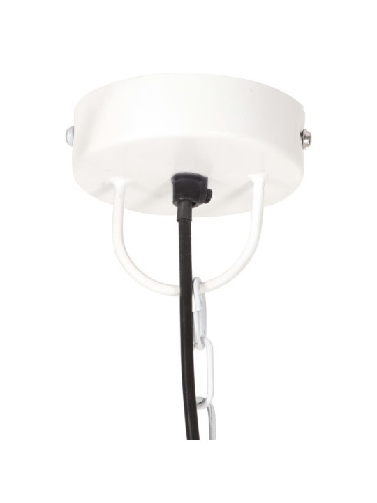 Industriální závěsné svítidlo 25 w bílé kulaté 30 cm e27