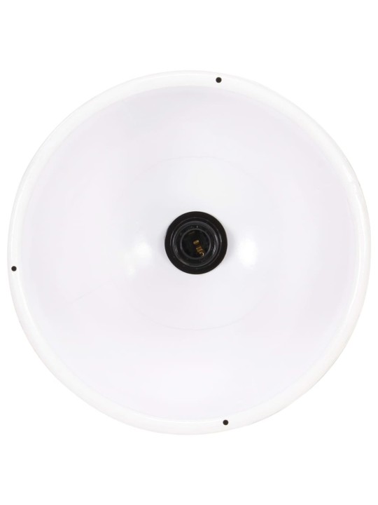 Industriální závěsné svítidlo 25 w bílé kulaté 30 cm e27