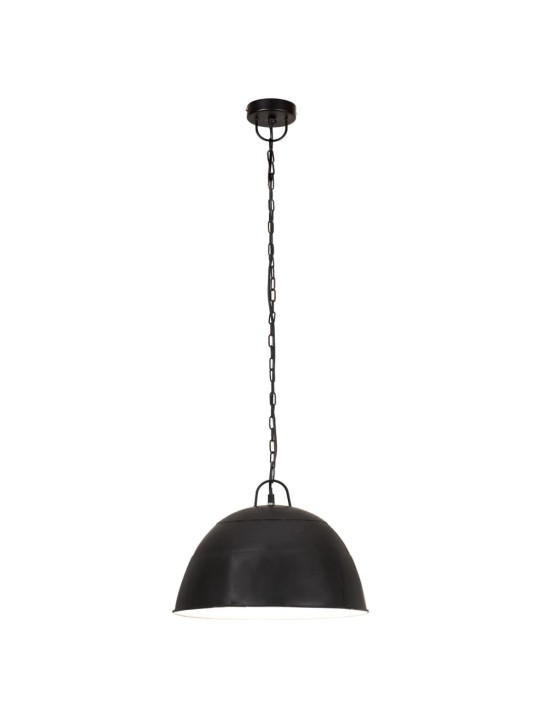 Industriální závěsné svítidlo 25 w černé kulaté 41 cm e27
